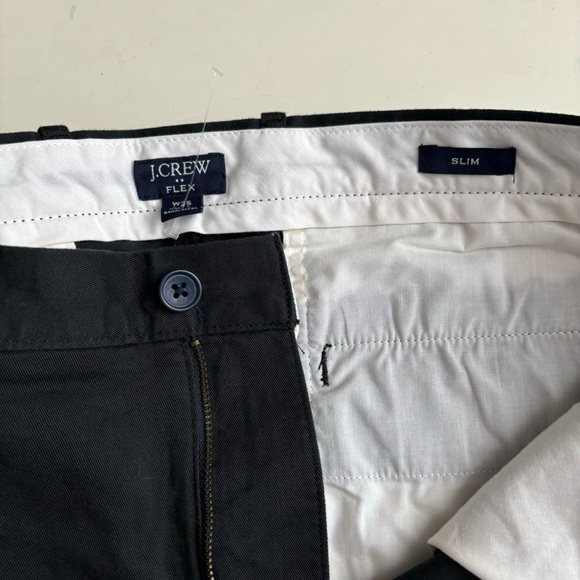 J. Crew Factory Men’s Slim Straight Chino Pant Black 35'x32" New with Tags (NWT) - Picture 5 of 9